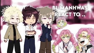 𔓕ㅤ bl manhwas react to Mitsuri Kanroji ♡᪲᪲᪲ 🇲🇽🇪🇸  🇺🇸  🇧🇷 [upl. by Nolat761]