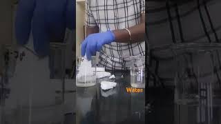 Acetone vs Styrofoam chemistry experiment science shorts trending viral education facts ai [upl. by Macintyre205]