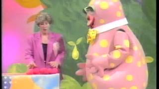 Mr Blobby At The Bank With Valerie Singleton [upl. by Anitsirk34]