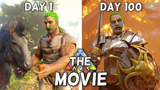 I Survived 100 Days on RAGNAROK in ARK Survival Evolved [upl. by Glennie]