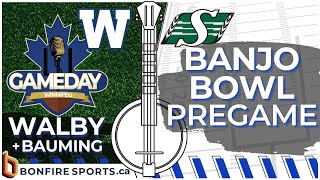 Banjo Bowl XVIII  GameDay Winnipeg  LIVE Pregame  SSK vs WPG Week 14 [upl. by Haramat]