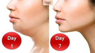 3 Easy Face Exercises for Double Chin Removal and Wrinkles in Hindi Results in 7 days [upl. by Vary]