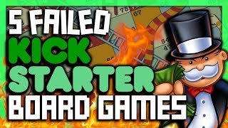 5 FAILED Kickstarter Board Games  SGR [upl. by Rodriguez]