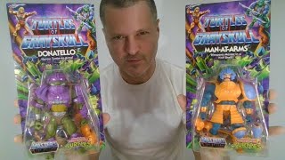 MOTUesday Podcast Masters of the Universe Turtles of Grayskull Man At Arms Donatello Unboxing Review [upl. by Adnoral639]