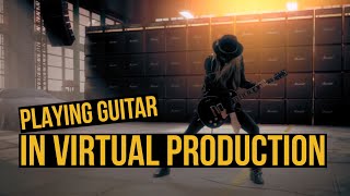 Playing guitar in Virtual Production with Dave Dalone from HEAT [upl. by Stempien]