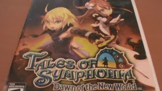 Tales of Symphonia Dawn of the New World Wii Unboxing [upl. by Cirle206]