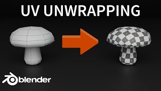 How to Unwrap Low Poly 3D Models in Blender [upl. by Thessa]