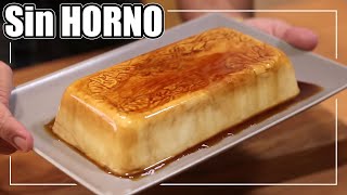 El FLAN en 5 MINUTOS con 3 INGREDIENTES  Sin Huevo y Sin Horno [upl. by Constancia]