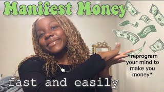 HOW TO MANIFEST MONEY  ABUNDANCE MINDSET  LAW OF ASSUMPTION  MANIFEST IT FINESSE IT [upl. by Koerlin]