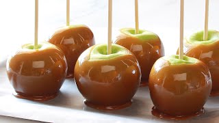 How to Make Caramel Apples  Homemade Caramel Apple Recipe [upl. by Aneekas]