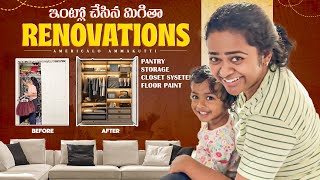 మెం చూపించిన మిగితా Renovations and DIYs Kitchen Pantry Storage under stairs closet system [upl. by Helsie952]