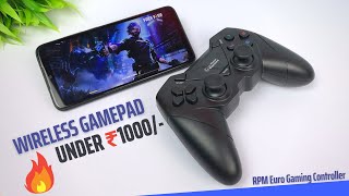 Wireless Gamepad for Android TV Mobile and PC  RPM Euro Games Wireless Gaming Controller Review [upl. by Lotsirb]