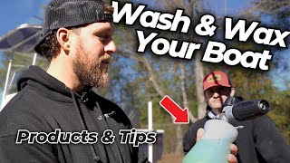 How To Wash amp Wax A Boat Like A Pro  Products amp Tips  Revival Marine Care [upl. by Sausa]