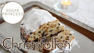 Stollen selber backen  Christstollen Weihnachststollen mit Lievito Madre  Sugarprincess [upl. by Aivull]