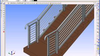 TFLEX CAD  Ogrodzenia i balustrady cz14 [upl. by Anyel726]