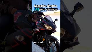 Consejos simples pero efectivos para andar en moto parte 48 tipsmoteros consejosmoteros moto [upl. by Isdnil]