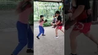 RENZ BRUH MUAYTHAI TRAININGmuaythaitraining qccircle tatkontoustrikers motivation [upl. by Scotney]