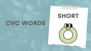 Short o CV Words [upl. by Yewed]