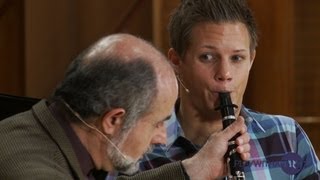 Clarinet lessons Yehuda Gilad Masterclass no 6 Brahms 1st Sonata [upl. by Sileas]