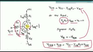 DC Analysis of Differential Amplifier  Dual input Balanced output Differential Amplifier [upl. by Airdnat230]