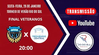 TIGRES FC X ULTRA TELECOMT CENTRAL I FINAL VETERANOS I TORNEIO DE VERÃO RIO DO SUL 2024 [upl. by Sephira]