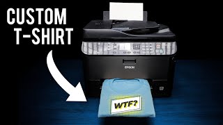 How To Print T Shirts Using A Home Printer and Transfer Paper [upl. by Devy202]