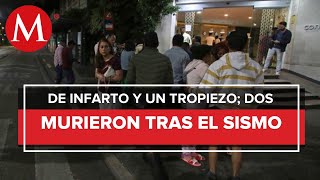 Fallecen dos personas en la CdMx por el sismo de magnitud 69 [upl. by Naujd]