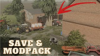 SAVE  MODPACK DOWNLOAD  😍MAŁE GOSPODARSTWO💪  SZPAKOWO 11  🌿MEGA KLIMAT🌾FS22 [upl. by Cristina]