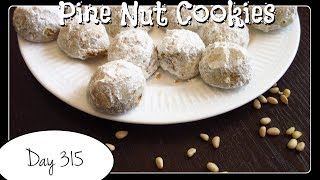 Pine Nut Cookies Pignolis Recipe by Laura Vitale Food Challenge DAY 315 [upl. by Groos]