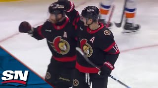 Islanders and Senators Put On Offensive Showcase Combining For Four Goals In 152 [upl. by Marsha]