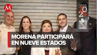 Morena publica finalistas para competir por gubernaturas en elecciones de 2024 [upl. by Nas]