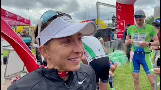 Finish interview Challenge StPölten 2021 first place Anne Haug [upl. by Innaig]