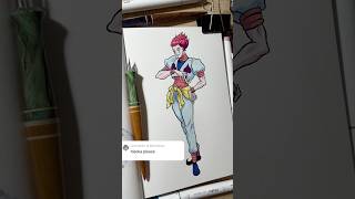 Next🗯️ art drawing hisoka hunterxhunter ink asmr [upl. by Rico740]