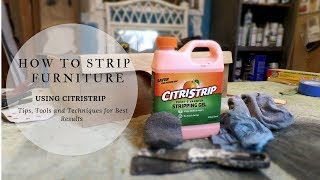 How To Strip Furniture Using CitriStrip [upl. by Poppy]