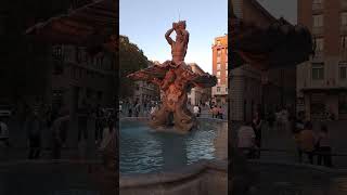 Piazza Barberini Roma rome romeitaly travel history art holliday shorts walkingtour walking [upl. by Ok929]