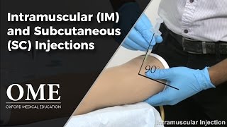 Intramuscular and Subcutaneous Injections  Clinical Skills [upl. by Sklar]