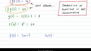 Composition of Functions  Leaving Cert Project Maths  Functions [upl. by Maible]