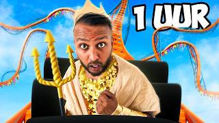 1 UUR IN EEN ATTRACTIE ZONDER TE STOPPEN 🎢 10 [upl. by Neret]