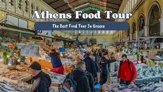 The Ultimate Greek Food Tour in Athens Greece Athens Central Market [upl. by Lledo]