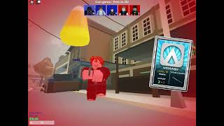 Getting a win in AIMBLOX but if you kill someone you get a new weapon🔫 [upl. by Noryt]