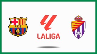 Barcelona v Real Valladolid Highlights  La Liga 2425 [upl. by Gerdeen80]