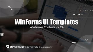 UI Templates for WinForms  Jump Start Form Design Process [upl. by Nollid720]