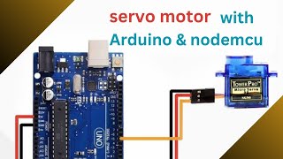 arduino servo motor control  how to use servo motor with arduino  servo motor arduino projects [upl. by Kinelski]