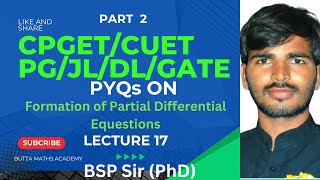 Formation of partial differential equation lecture 17 part 2 [upl. by Amsed]