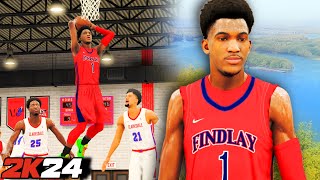 THE SEASON FINDLAY PREP 2K24 SEASON 2 DEFEND THE CROWN EP 2 HSH2K24 GAME 1 VS CLARKSDALE [upl. by Roxanna634]