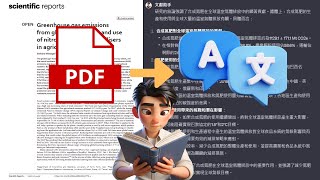 AI幫你讀英文文獻，PDF一鍵重點整理，不論文章語言一律翻譯成中文，寫論文的好幫手 [upl. by Atir]