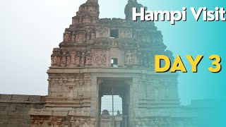 Hampi Visit Day 3 travel hampi [upl. by Mame506]