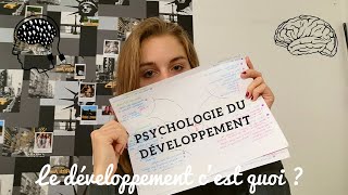 LE DEVELOPPEMENT CEST QUOI   Psychologie [upl. by Caren971]