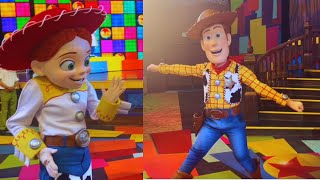 Pixar Pals Playtime Party With Woody jessie and More 2024 Disneyland California [upl. by Wier]