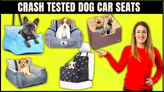 7 Best Car Seat For Dogs 🐶 Dog Car Seats Crash Tested  Top Video [upl. by Perce]